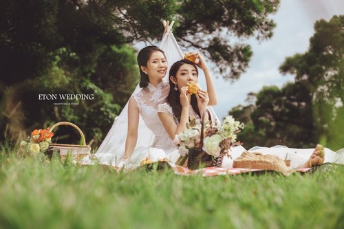 閨蜜婚紗,閨蜜寫真,姐妹照,姐妹寫真